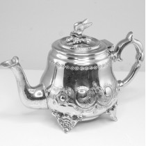 inedit ceainic magrebian, alama argintata. Maroc- perioada coloniala franceza.sec XX